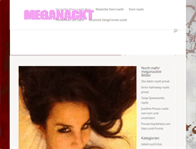 Tablet Screenshot of meganackt.com
